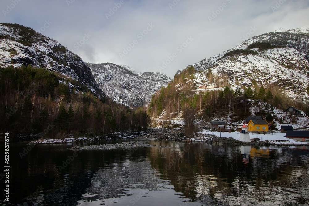 Fototapeta premium Norwegischer Fjord