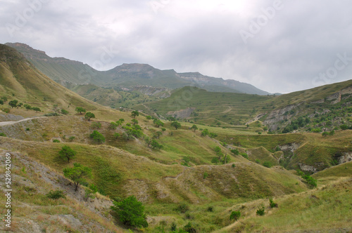 Picturesque landscape of the mountains in Dagestan © Arestov Andrew