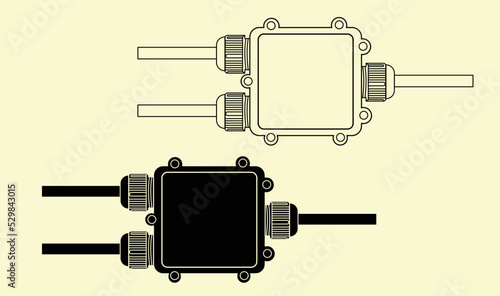 waterproof junction 3 ways