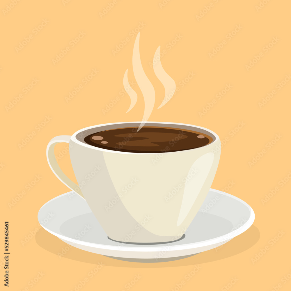 Beautiful Coffee Cup Illustration Beautiful Coffee Cup Illustration