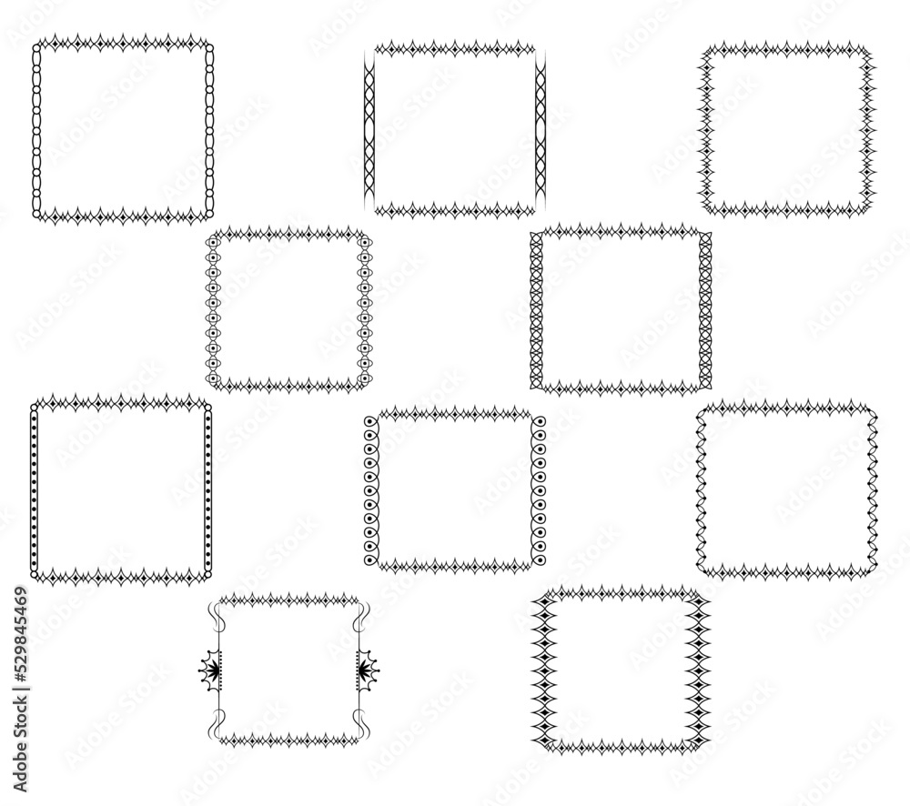 Frame border ornament. Calligraphic text divider, border, separator decor design. Antique vintage victorian elegant decoration element. Filigree frame ornament line. Hand drawn vector illustration Frame border ornament. Calligraphic text divider, border, separator decor design. Antique vintage victorian elegant decoration element. Filigree frame ornament line. Hand drawn vector illustration
