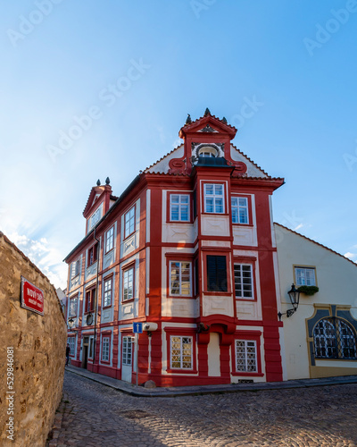 Photography The Novy Svet Street view in Prague City