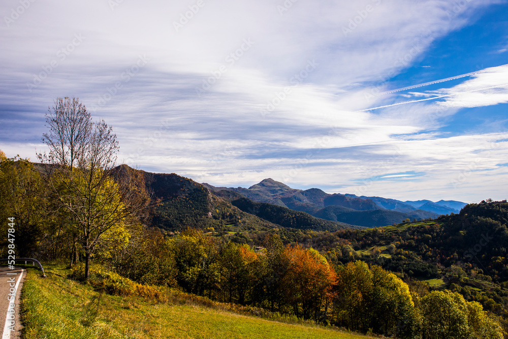 Autumn in Rocabruna, La Alta Garrotxa, Spain Autumn in Rocabruna, La Alta Garrotxa, Spain
