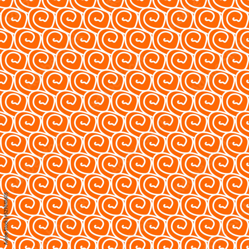 Orange abstract vector repeats seamless pattern geometric background 