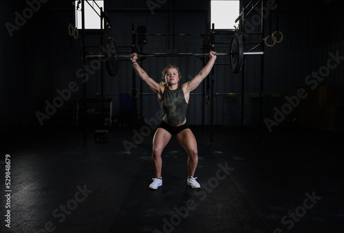 weightlifting woman