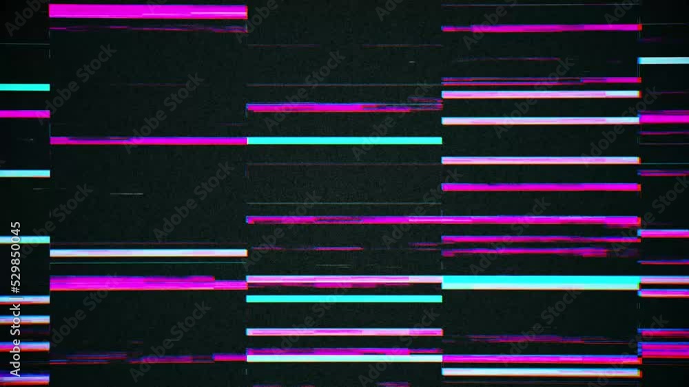 TV screen noise glitch effect. Visual video effects stripes background. Glitch noise static television screen. TV screen noise glitch effect. Visual video effects stripes background. Glitch noise static television screen.