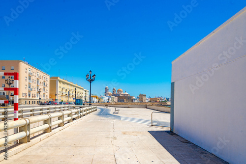 Fototapeta Naklejka Na Ścianę i Meble -  ciudad costera blanca española e historica de Cadiz	