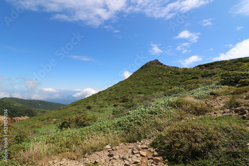 2022年9月の栃木県の茶臼岳の登山