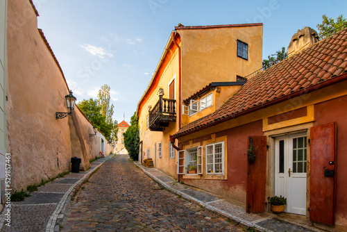 Photography The Novy Svet Street view in Prague City