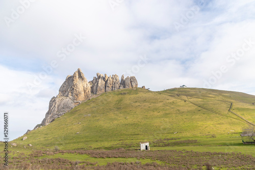 Beshbarmak rock massif.  Azerbaijan. photo