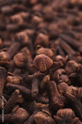 close up of cloves spices