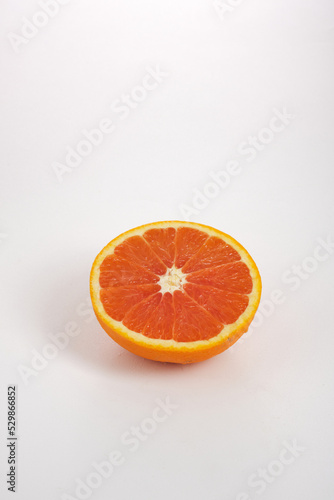 orange on a white background