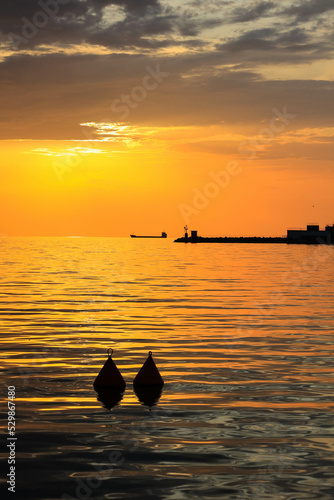 Sonnenuntergang in Triest