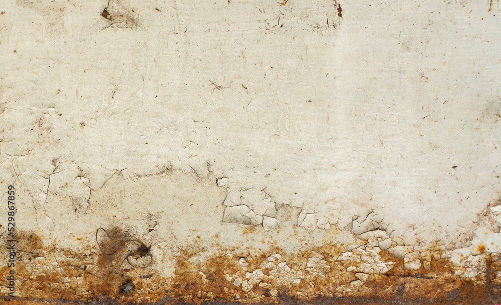 Texture of old metal surface with traces of rust Texture of old metal surface with traces of rust