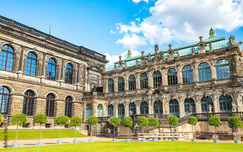 Historical building the Zwinger in Dresden, Germany