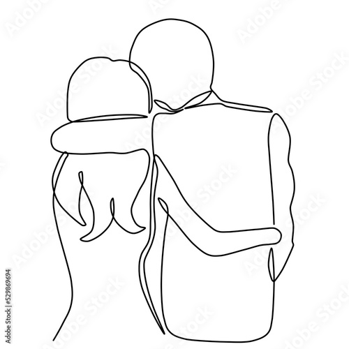 Tapety artystyczne backhug