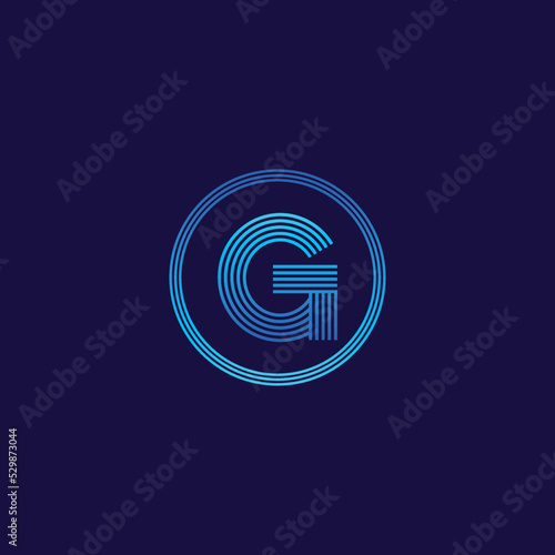 IT logo letter tech company digital logo