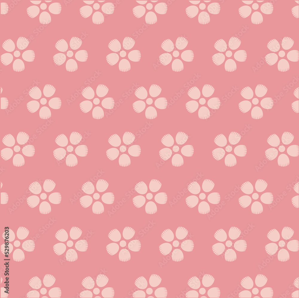 Pink cherry blossom pattern background isolated from the background. Pink cherry blossom pattern background isolated from the background.
