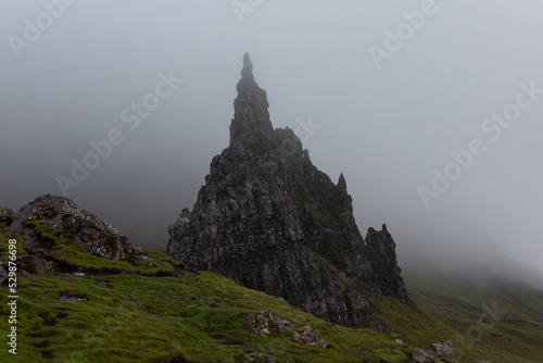Old Man of Storr, in fog