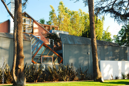 Architect Frank Gehry designed his own home in Santa Monica, near Los Angeles