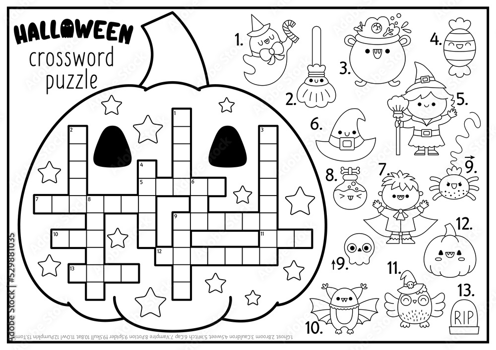 halloween puzzle for kids