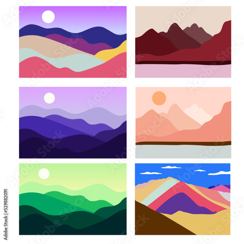flat mountains 
