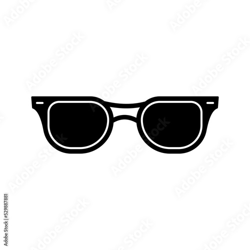 glasses icon. vector illustration
