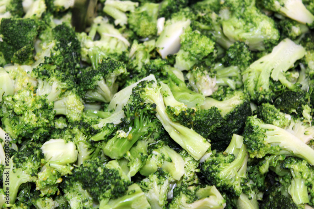vegetable sample mounted on a healthy bar to be used in a salad