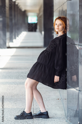 person walking in the city