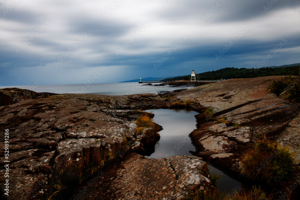 Obraz premium Lake Superior coast