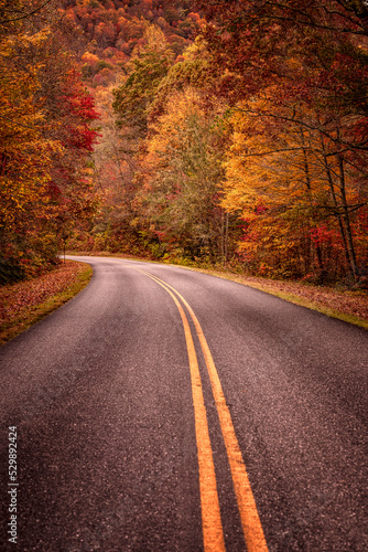 Fall Drive Along the Blue Ridgeway Parkway