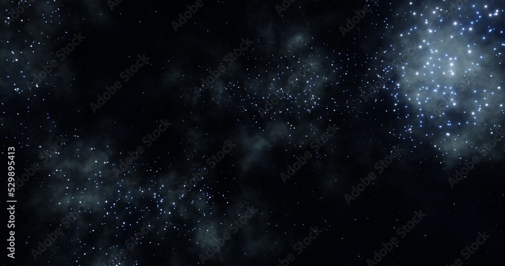 Obraz premium Nebula background. Galaxy in the universe. 3d rendering.