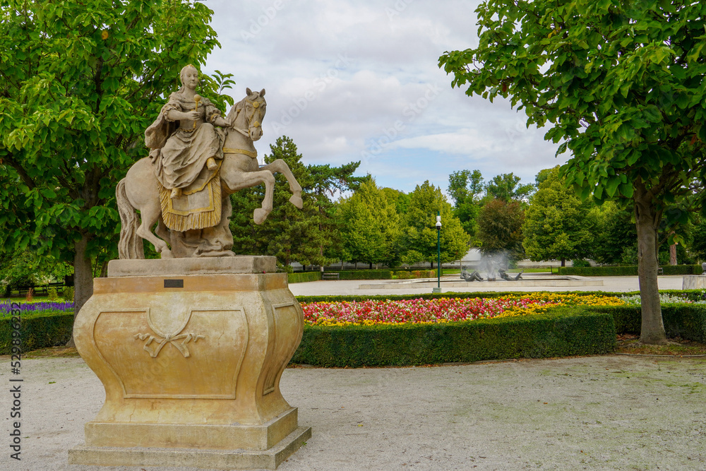 Equestrian statue of Queen Maria Theresa in Bratislava, Slovakia
