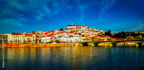 view of the old town Coimbra