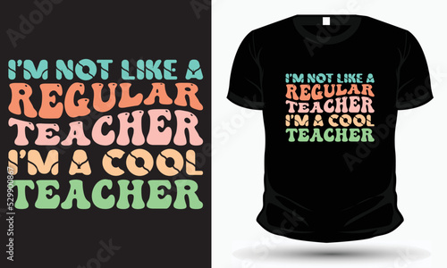 Happy Teacher's day - unique handdrawn typography poster. Vector art. Great design element for congratulation cards, banners and flyers.