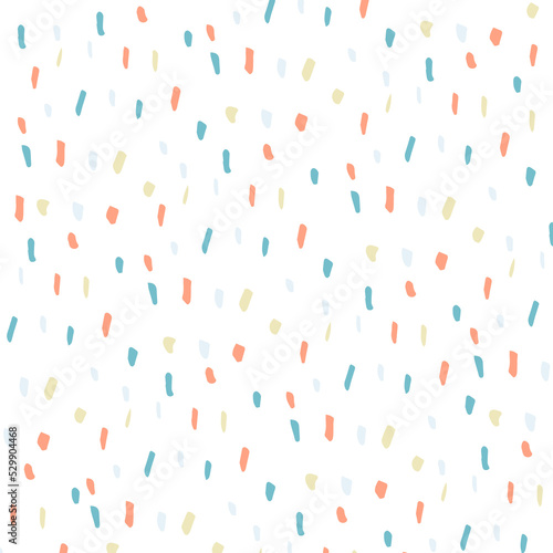 Abstract hand drawn pattern. Background with decorative shapes in doodle style