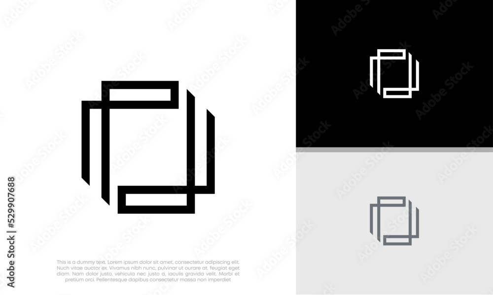 Innovative high tech logo template. Template label for blockchain technology. Technology Logo. Innovative high tech logo template. Template label for blockchain technology. Technology Logo.
