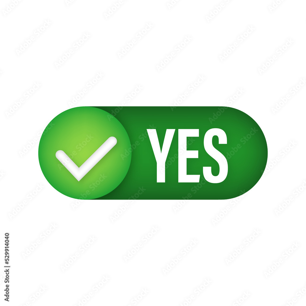 Yes No word text on talk shape. Vector stock illustration yes no in speech bubble on white background. Vector stock illustration Yes No word text on talk shape. Vector stock illustration yes no in speech bubble on white background. Vector stock illustration