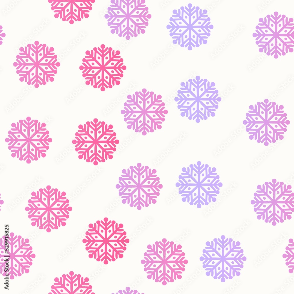Winter seamless snowflakes and stripes pattern for wrapping paper and clothes print and kids and Christmas gifts Winter seamless snowflakes and stripes pattern for wrapping paper and clothes print and kids and Christmas gifts