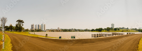 Panoramic view of the Parque das Nações Indígenas, in Campo Grande, in the capital of Mato Grosso do Sul. photo