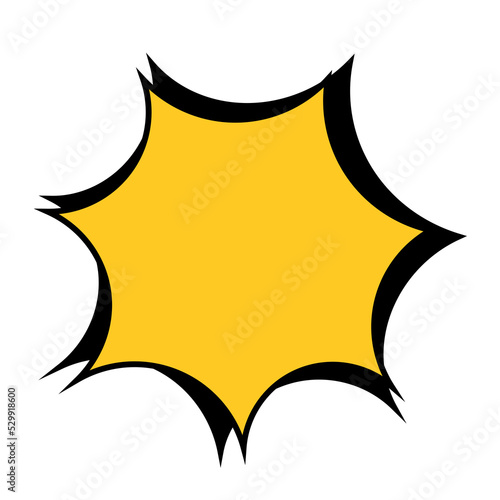 yellow balloon speech wow surprise promotion