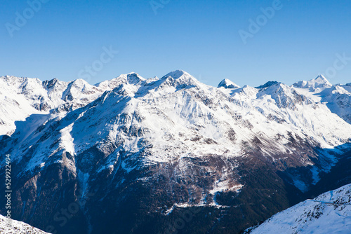 Winter Landscape Of A Ski Resort In The Alps © Andrey Popov