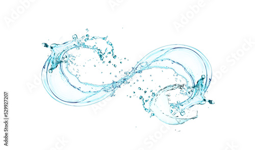 water splash circle shape, Environmental protection concept