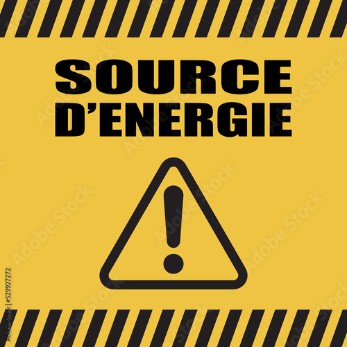 Logo source d'énergie.