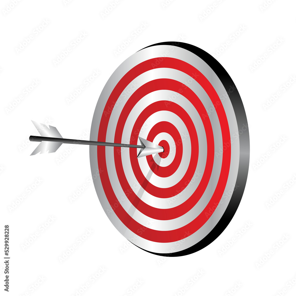 Target with arrow Target with arrow