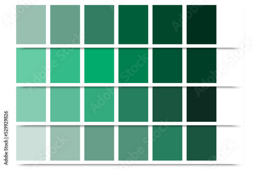 green palette. Colorful bright neon template. Vector illustration. Stock image.