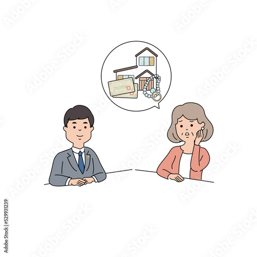 財産について専門家に相談するおひとり様
