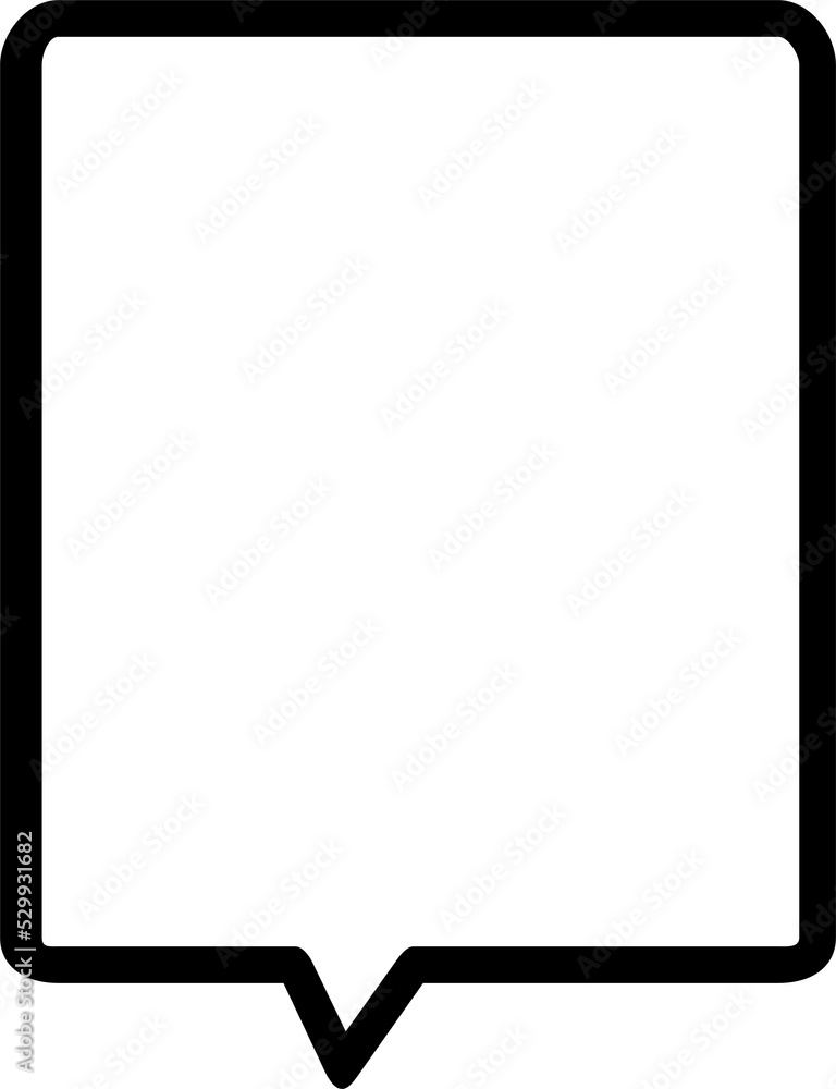 speech bubbles on transparent background . chat box or chat vector square and doodle message or communication icon Cloud speaking for comics and minimal message dialog