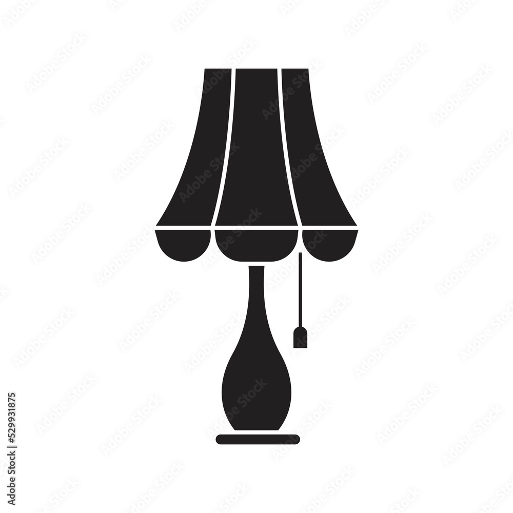 Obraz premium Lamp icon design. isolated on white background. vector illustration