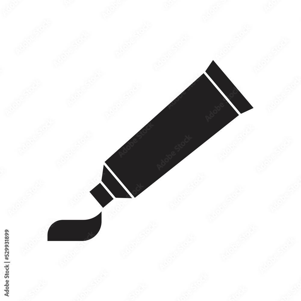 Gel icon design. Cream tube isolated on white background. vector illustration Gel icon design. Cream tube isolated on white background. vector illustration